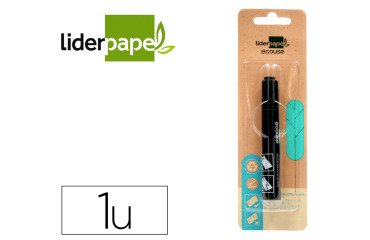 Rotulador liderpapel ecouse detector de billetes falsos cuerpo plástico 100% reciclado