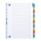 Dividers A4+ white bristol Elba 20 alphabetical tabs multicolored - 1 set