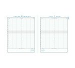 Agenda Rendez-vous Exacompta planifié - 18 x 22,5 cm - Planifié 2026