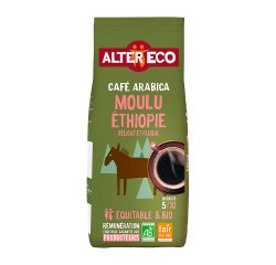 Ground coffee Ethiopia Alter Eco - Pack of 260 g