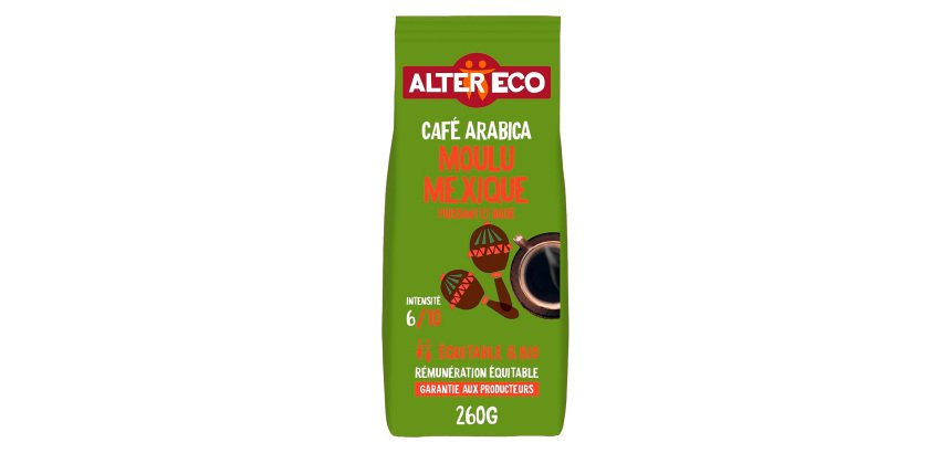 Café moulu Mexique Alter Eco - Paquet de 260 g