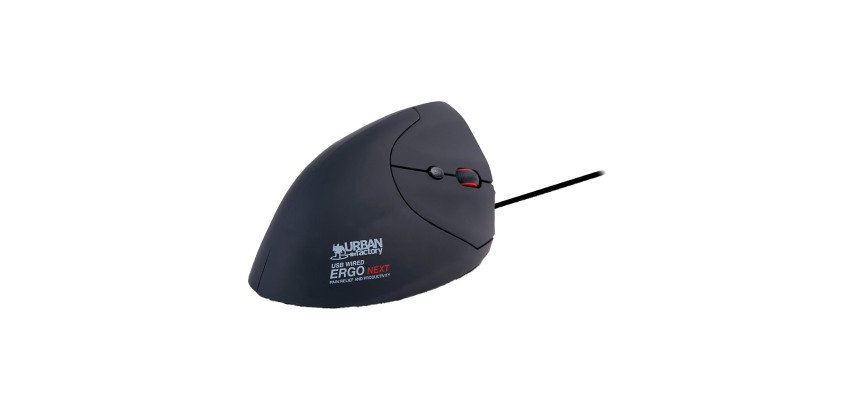 Urban Factory Wired Ergonomic Mouse - Right Hand 