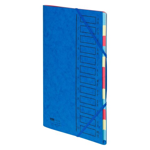 Clasificador cartón Eco Emey 12 divisiones Azul