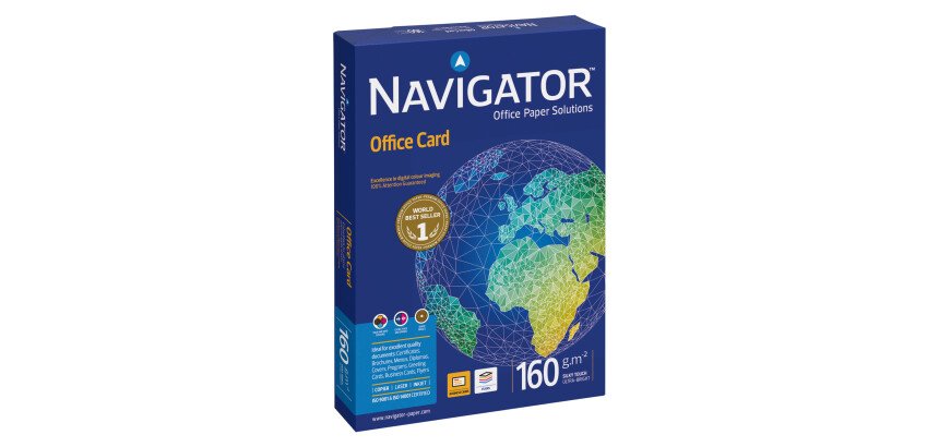 Papel blanco A4 160 g Navigator Office Card - paquete de 250 hojas