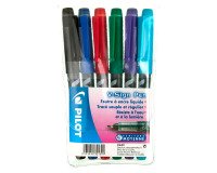 Marcador Pilot V-Sign Pen escritura media - Paquete de 6 colores fun