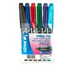 Stylo feutre Pilot V-Sign Pen couleurs assorties 2 mm - Pochette de 6