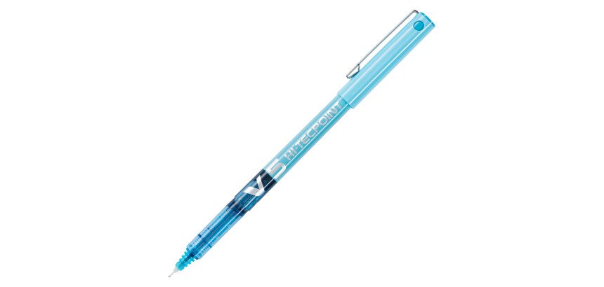 Stylo roller Pilot Hi-tecpoint V5 à capuchon pointe 0,5 mm - écriture fine