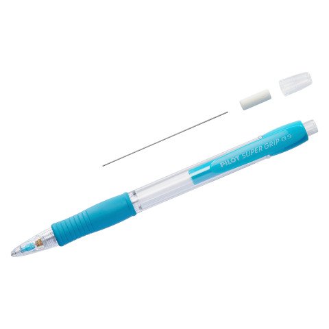 Portaminas Pilot Supergrip retráctil punta 0,7 mm azul