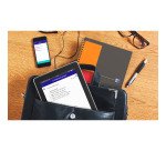 Cahier spirale Oxford International Notebook A4+ 23 x 29,7 cm - perforé 4 trous - petits carreaux 160 pages