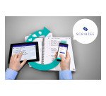 Cahier spirales Oxford Notebook A4+ 23 x 29,7 cm - Perforé 4 trous - Blanc ligné - 160 pages