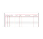 Libro de Contabilidad Entrada Correspondencia Folio apaisado Dohe