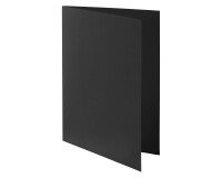 Chemise standard 210 g Bruneau 24 x 32 cm noire - Paquet de 100