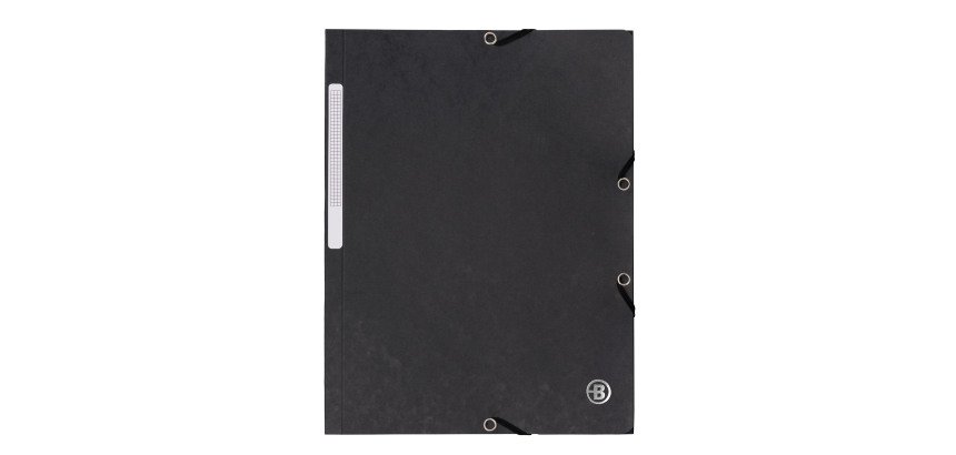 Chemise à élastique 3 rabats carte Bruneau 24 x 32 cm dos 2 cm couleur classique