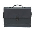 DAVIDT'S Three-compartment document holder business portfolio.