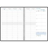 Diary Exacompta Consultation W week planner - year 2019 - 21 x 29,7 cm blue