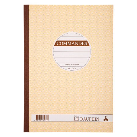 Manifold commande Le Dauphin autocopiant 21 x 29,7 cm 50 pages double exemplaires