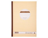 Cahier de commande Manifold Le Dauphin autocopiant A4 50 pages double exemplaires