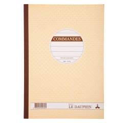 Cahier de commande Manifold Le Dauphin autocopiant A4 50 pages double exemplaires