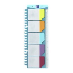 Set of 25 coloured adhesive tabs Elba