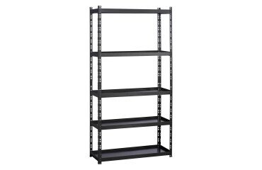 Industrial shelving Concepto - Metal shelves with edges