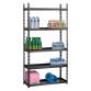 Industrial shelving Concepto - Metal shelves with edges