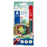 Hüllle mit 10 + 2 kostenlosen Farbstiften Staedtler Noris® 18