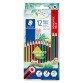 Etui van 10 + 2 gratis kleurpotloden Staedtler Noris®185