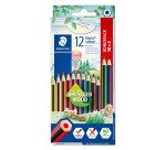 Pack de 10 + 2 crayons de couleurs Staedtler Noris® colour 185 offert