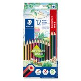Pack de 10 + 2 crayons de couleurs Staedtler Noris® colour 185 offert