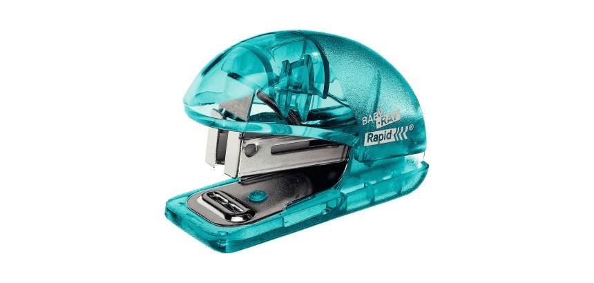 Grapadora Rapid mini Baby Ray Colour'Breeze F4 - Capacidad 10 hojas