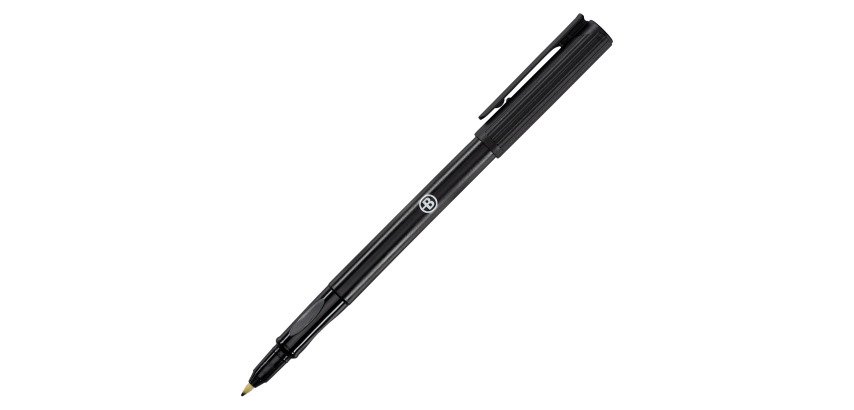 Marcatore permanente punta fine Bruneau 0,4 mm nero