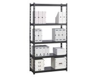 Rayonnages de bureau Concepto - Tablettes métal sans rebords