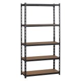 Rayonnage Concepto H 192 cm - Tablettes agglomérées sans rebords