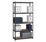 Rayonnage Concepto H 192 cm - Tablettes agglomérées sans rebords