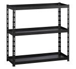 Rayonnage Combi H 97 cm - Tablettes métal avec rebords