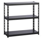 Rayonnage Combi H 97 cm - Tablettes métal sans rebords