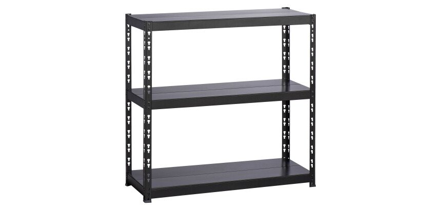 Rayonnage Combi H 97 cm - Tablettes métal sans rebords