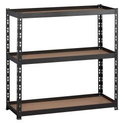 Rayonnage Combi H 97 cm - Tablettes agglomérées avec rebords