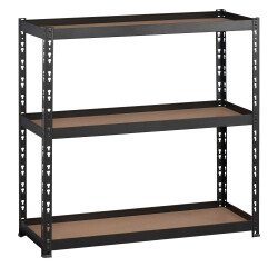 Rayonnage Combi H 97 cm - Tablettes agglomérées avec rebords