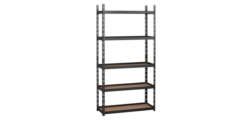 Estantería industrial Concepto - baldas aglomeradas con bordes