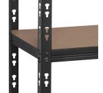 Rayonnage Concepto H 192 cm - Tablettes agglomérées sans rebords