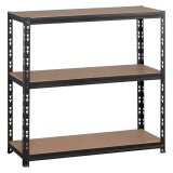 Rayonnage Combi H 97 cm - Tablettes agglomérées sans rebords