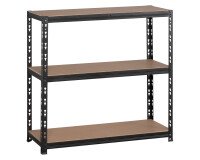 Rayonnage Combi H 97 cm - Tablettes agglomérées sans rebords