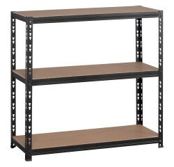 Rayonnage Combi H 97 cm - Tablettes agglomérées sans rebords