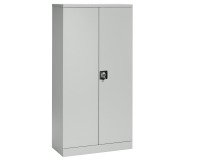 Tall metal wardrobe with hinged doors Union G. W 91.6 x D 42.2 cm plain color