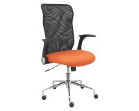Silla de oficina Minaya Premium marrón