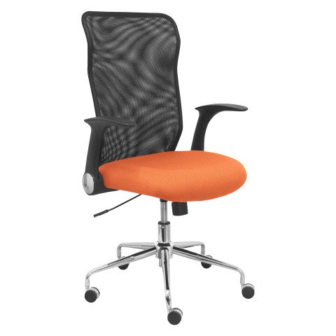 Silla de oficina Minaya Premium marrón