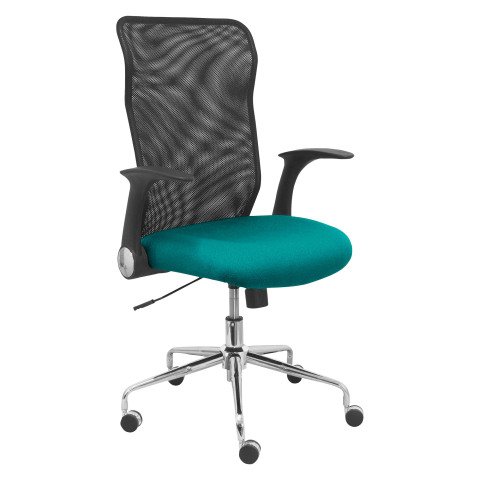 Silla de oficina Minaya Premium verde oscuro
