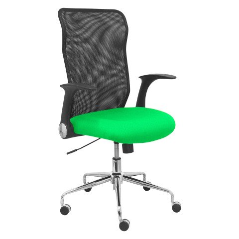 Silla de oficina Minaya Premium verde claro