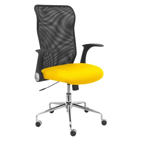 Silla de oficina Minaya Premium amarillo